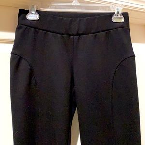 MICHAEL MICHAEL KORS Black seamed leggings